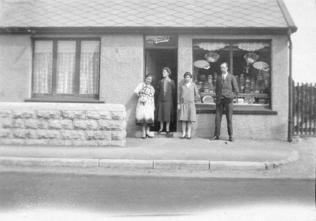 generational history Pearson's 'general store' - Dove Holes, 1928. Generational Marketing.