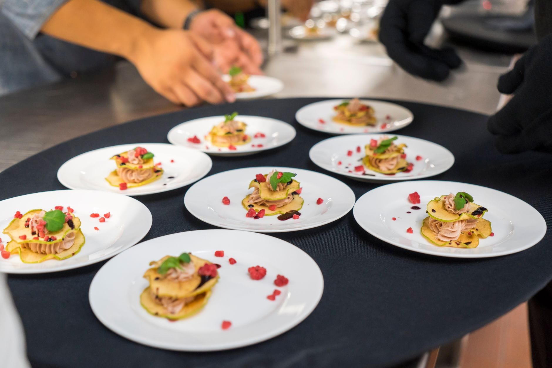table with food